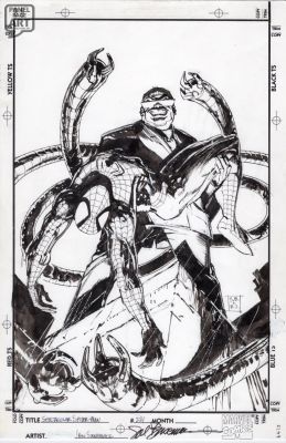Sal Buscema Bill Sienkiewicz - Spectacular Spider-Man 221 Cover