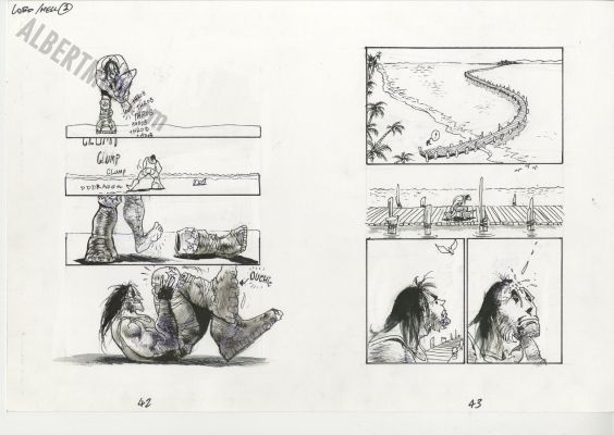 Sam Kieth | Lobo: Highway To Hell Issue 1 Page 42 And 43 | Albert Moy