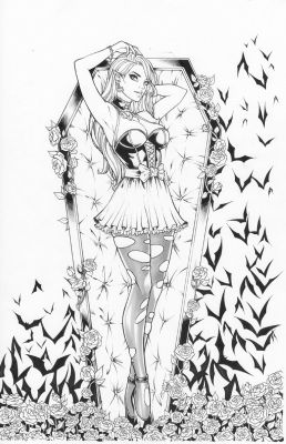 Juan Castro | Crypt Cuties Page Cover | ComiConArt