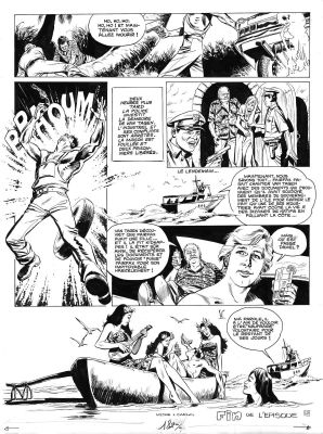 Marcello Rafael Carlo | Planche originale 12 AMICALEMENT VOTRE histoire courte - Danger au Paradis - Pif 343 | Galerie Napoléon