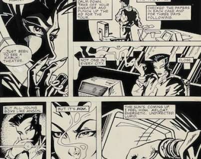 Pander Brothers | Grendel: Devil’s Legacy #1 / Pg. 5 - Original Page by the Pander Brothers | Pander Brothers