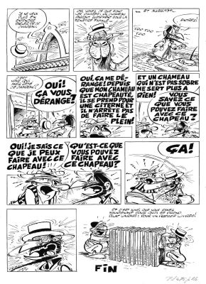 Tabary | IZNOGOUD, planche originale 8 CHAPEAU ! | Galerie Napoléon