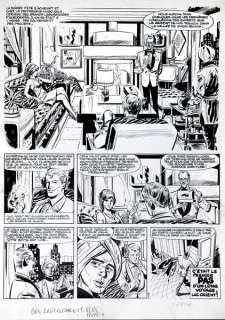 Paape - Luc Orient, planche n°1 Ã  l‘encre de Chine de l‘…