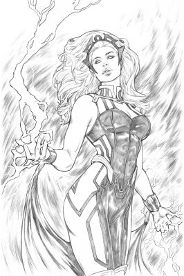 Jordan Gunderson | Storm Pinup X-Men Marvel | TDArt