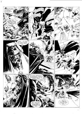 Simon Bisley – 2000ad 580p28 – ABC Warriors – june 1988 – Very Large Art