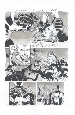 Robert Gill | Venom: Black, White and Blood Issue 4, Page 9 | Geoff M Art Sales