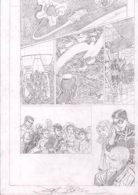John Byrne | Elsewhen 24-20 - Whole Team - Signed | Anthony’s Comic Book Art