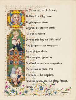 ARTHUR SZYK. "The Lord’s Prayer." | Swann Galleries