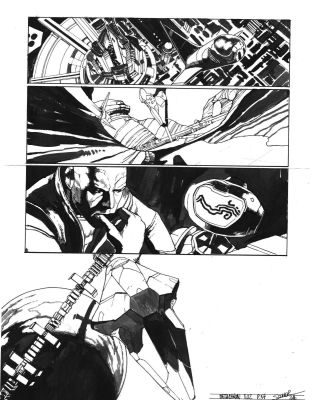 Secher Valentin | Planche originale 54 signée de Méta-Baron T.02 | Galerie Napoléon