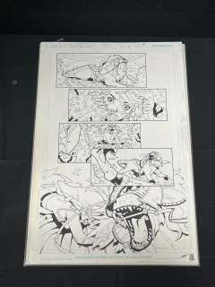 Lot 228 - Sanford Greene Signed Original Comic Book Art Page