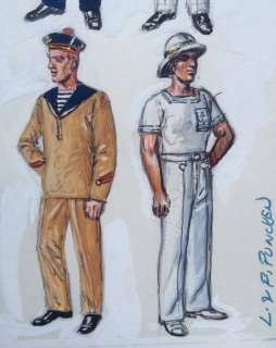 Funcken, L. & F. - Dessin original en couleur - Marine française - (1973) | Catawiki