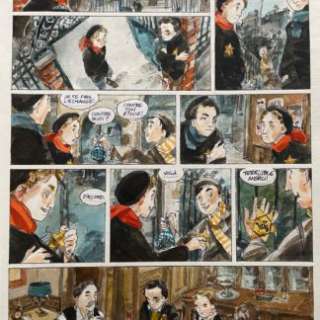 Vincent Bailly - Planche originale un sac de billes Tome 1