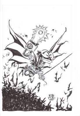 Savage Street Vigilante #1 cover by Skottie Young | DiTullio Art Collective