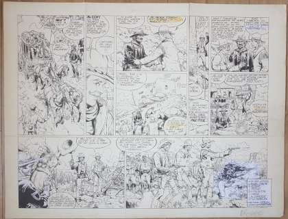 Jean Giraud, Michel Rouge, Michel Blanc-Dumont, et Antonio Palacios.