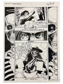 Grateful Dead Comix, Issue 1, Dire Wolf Original Production Comic Storyboard 11" x 16.5" | Los Angeles Estate Auction