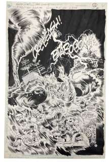 DC Forgotten Realms #15 Original Storyboard Production Comic Art Signed Dave Simons | Los Angeles Estate Auction