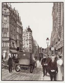 Tardi, Jacques (1946) | Tardi, Mort à Crédit, Paper ca. 25 x 20 cm, 1991, encadré | Stanley’s Auction