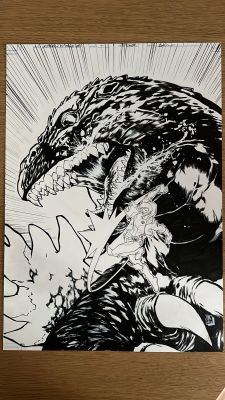 Uncanny X-Men Vol 6 #2 Cover B Variant David Baldeón Godzilla Cover