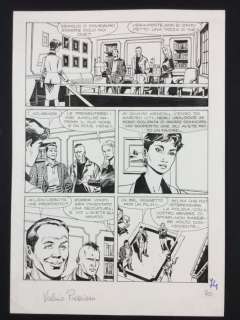 Julia #20 - Valerio Piccioni - original page "Cielo nero" - Page séparée - (2000) | Catawiki