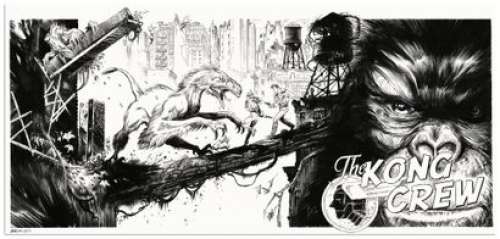 HERENGUEL - Lot 140 - ERIC HERENGUEL THE KONG CREW Éditions Caurette 2019 Illustration...