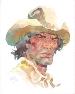 Frisano, Thomas - Originele aquarel - Blueberry - Hommage aan Jean Giraud - (2016) | Catawiki