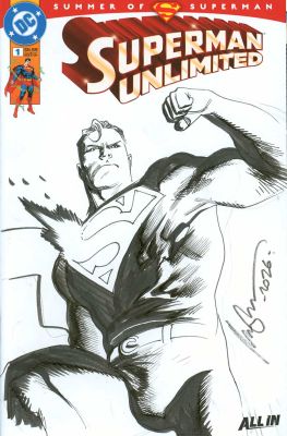 Rafael Albuquerque | Superman Unlimited #1 Sketch Cover | Essential Sequential