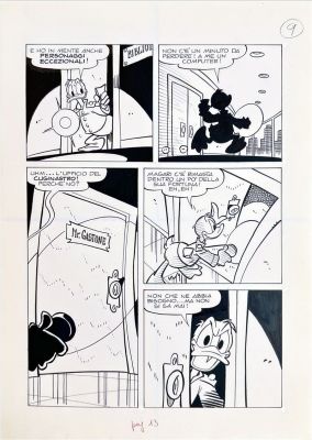 Salvatore Deiana | Lot 57 - Tavola originale - Historia Papera - Disney | Finarte