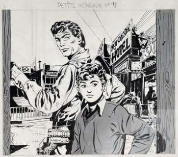 Frisano Pierre/Tony Boy. Dessin originale de la couverture… | Dagoty