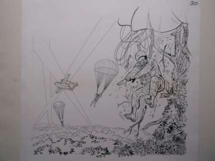 Albert Weinberg | Dan Cooper # 30:"Geheimkommando Grüne Hölle" | Galerie Neunte Kunst