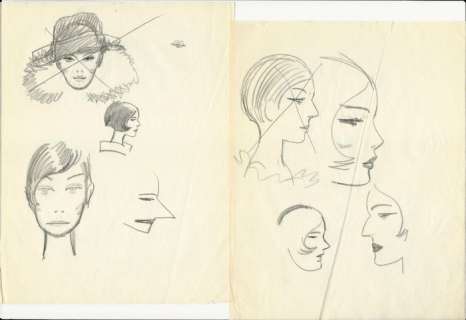 Petra Chérie  - A. Micheluzzi - 2x original sketch - Other | Catawiki