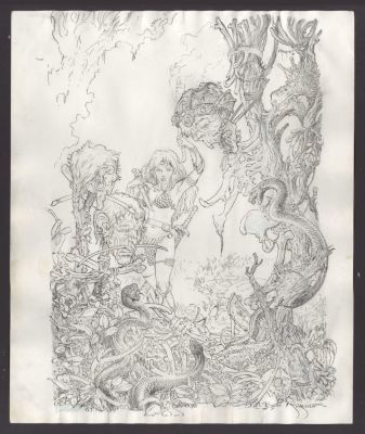 Red Sonja: Vacant Shell #1 Cover by Mike Kaluta (14x17) | Raremarq (Buy It Now)