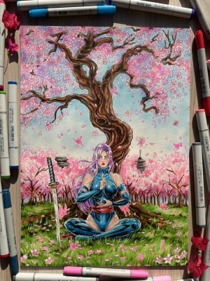 Jak | Psylocke Ninja -11"X17"- by JAK | Raremarq (Buy It Now)