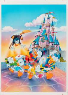 Scarpa Romano - "Avventure a Euro Disney", 1992 | Urania Casa d’Aste