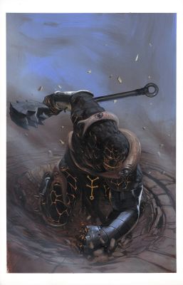 Fear itself FF #1 by Gabriele Dell‘Otto