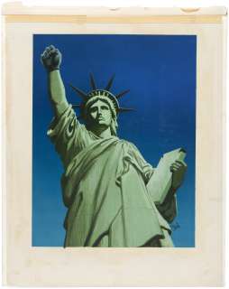 BOB CLARKE "MAD SPECIAL" #4 STATUE OF LIBERTY MINI-POSTER ORIGINAL ART. | Hake’s