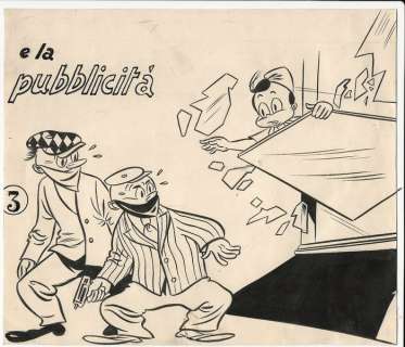 Bertoldino #3 - Mario Fantoni - original cover - EO - (1953) | Catawiki