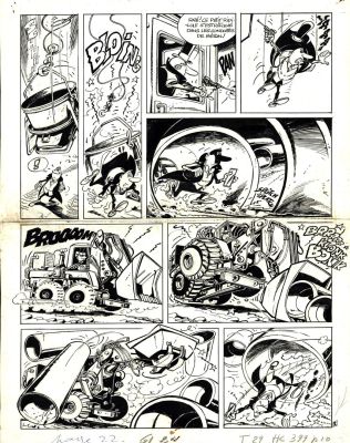 Wasterlain | Monsieur Bonhomme tome 1, "Palais des glaces" planche 2 | Galerie OPA