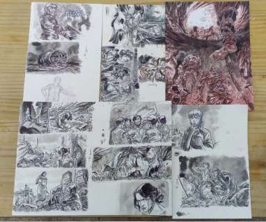 Bingono, Brice - couverture + cases (A3 & A4) - Jackal - planches originales - (2018) | Catawiki