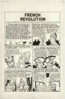 263: Cameron/ Simon Pic Sto WHist 4 original comic art | Russ Cochran