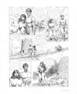 Serpieri. Planche originale Druuna | BDEnchères