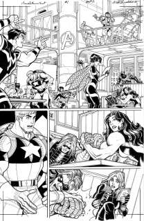 Nick Bradshaw | Marvel Swimsuit Issue pg#02 | Art by Canucks