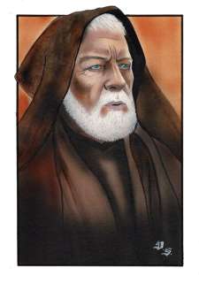 Obi-Wan Kenobi - Original Painting - Diego Septiembre - EO | Catawiki