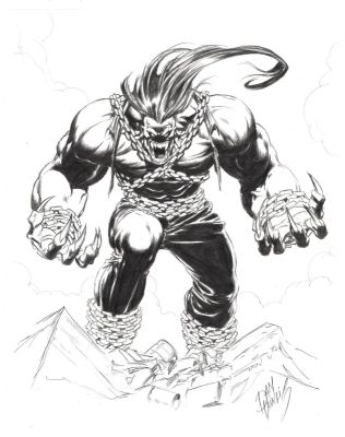 Dan Lawlis | Pitt Original Pin-Up Art By Dan Lawlis | ComicArtFans Classifieds