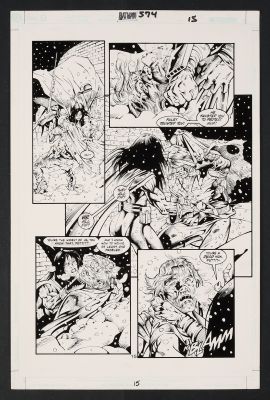 Dale Eaglesham, John Floyd | Batman #574 (2000) Page 15 Pencils By Dale Eaglesham, Inks By John Floyd | ComicArtFans Classifieds