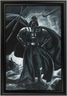 DARTH VADER ORIGINAL ART BY GREG HILDEBRANDT.