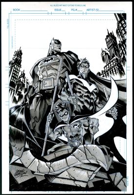 Leonel Castellani | Commission Comic Board Size – Cover Style Bw & Grey (Example) | ComicArtFans Classifieds