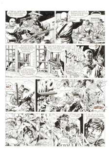 Mitton, Jean-Yves - Originele pagina (p.44) - Bloed en Stilte 8 - (1994) | Catawiki
