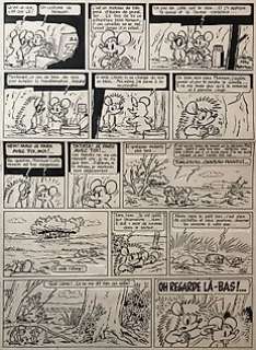  - Chlorophylle - Planche Originale (p.28) - Chlorophylle et les Conspirateurs - (1955) 