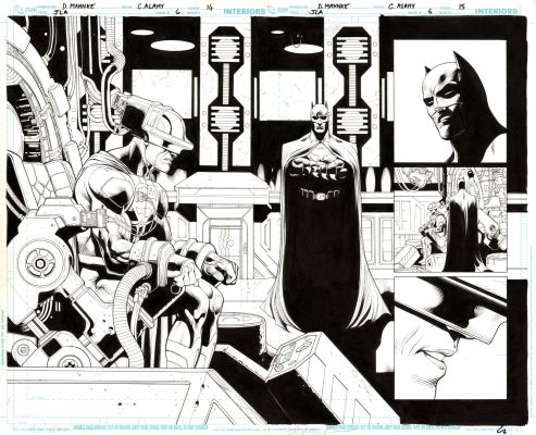 Doug Mahnke, Christian Alamy | Justice League of America #6 Page 10 & 11 | ComicArtFans Classifieds