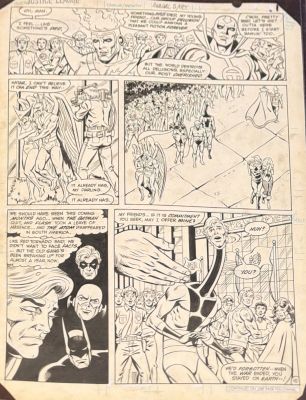 Chuck Patton, Dave Hunt | Justice League of America Annual #2 Page 10 Original Art By Chuck Patton & Dave Hunt - Batman, Flash, Atom, Aquaman, Firestorm, Zatanna, Black Canary | ComicArtFans Classifieds
